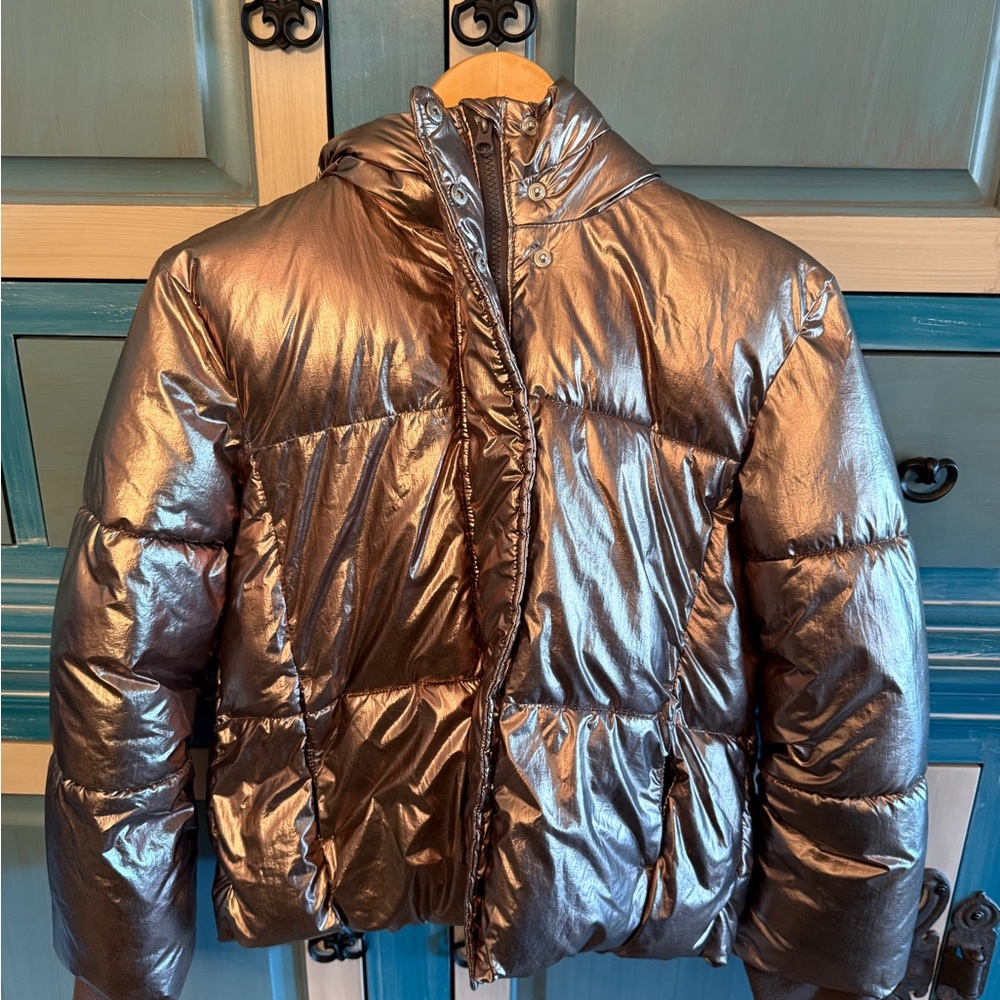 GAP Kids Metallic Rose Gold Jacket